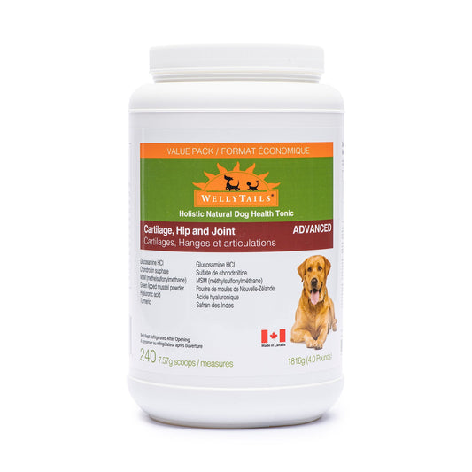 WellyTails Cartilage, Hip & Joint Dog ADVANCED (original Rx formula updated)