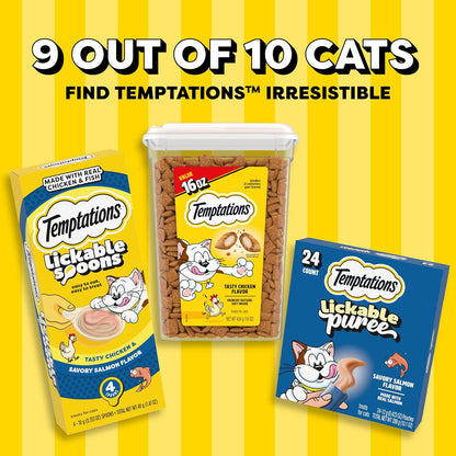 Indoor Care Crunchy & Soft Cat Treats, Chicken, 4.9 Oz, 10 Pack | under 2 Calories per Treat, Crunchy outside & Soft Inside, Resealable Pouch, 100% Complete & Balanced for Adult Cats