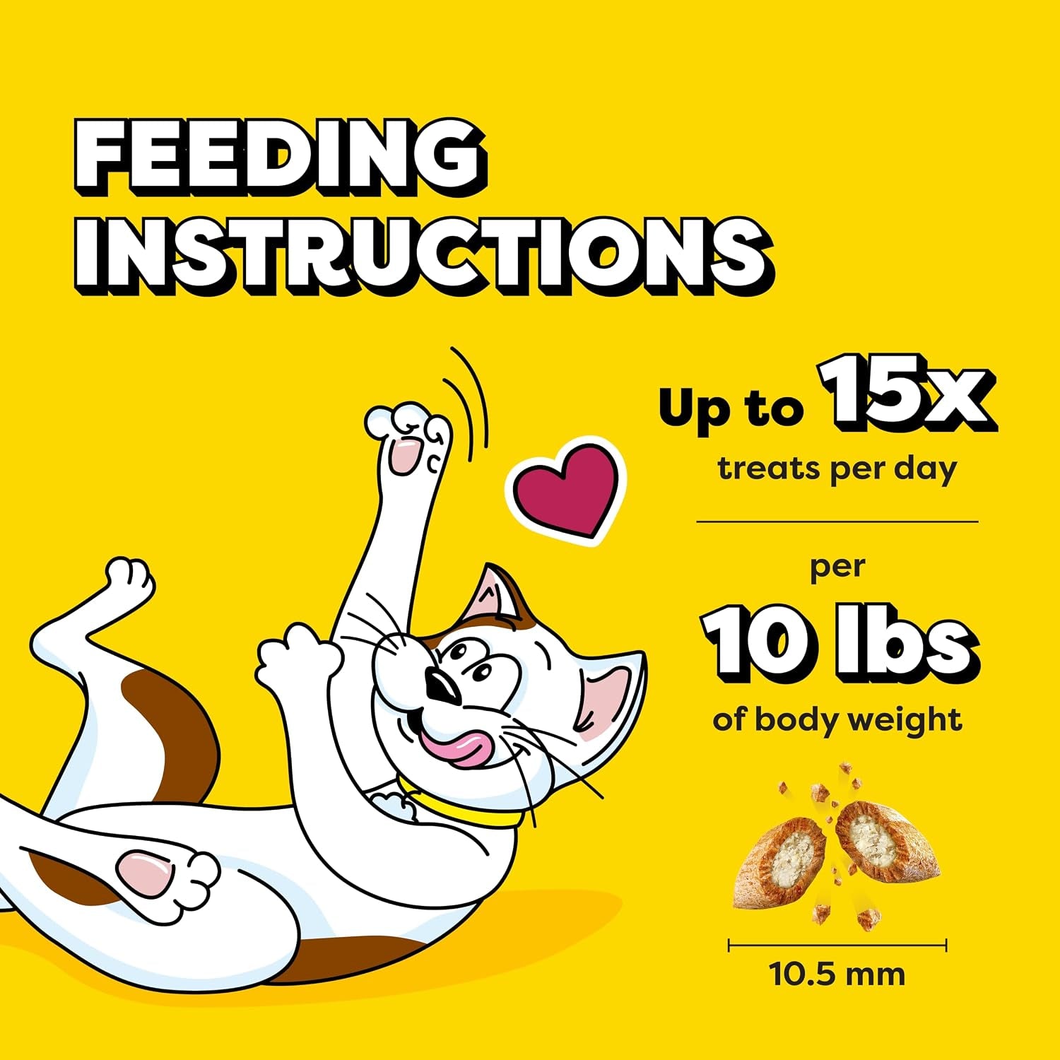Indoor Care Crunchy & Soft Cat Treats, Chicken, 4.9 Oz, 10 Pack | under 2 Calories per Treat, Crunchy outside & Soft Inside, Resealable Pouch, 100% Complete & Balanced for Adult Cats