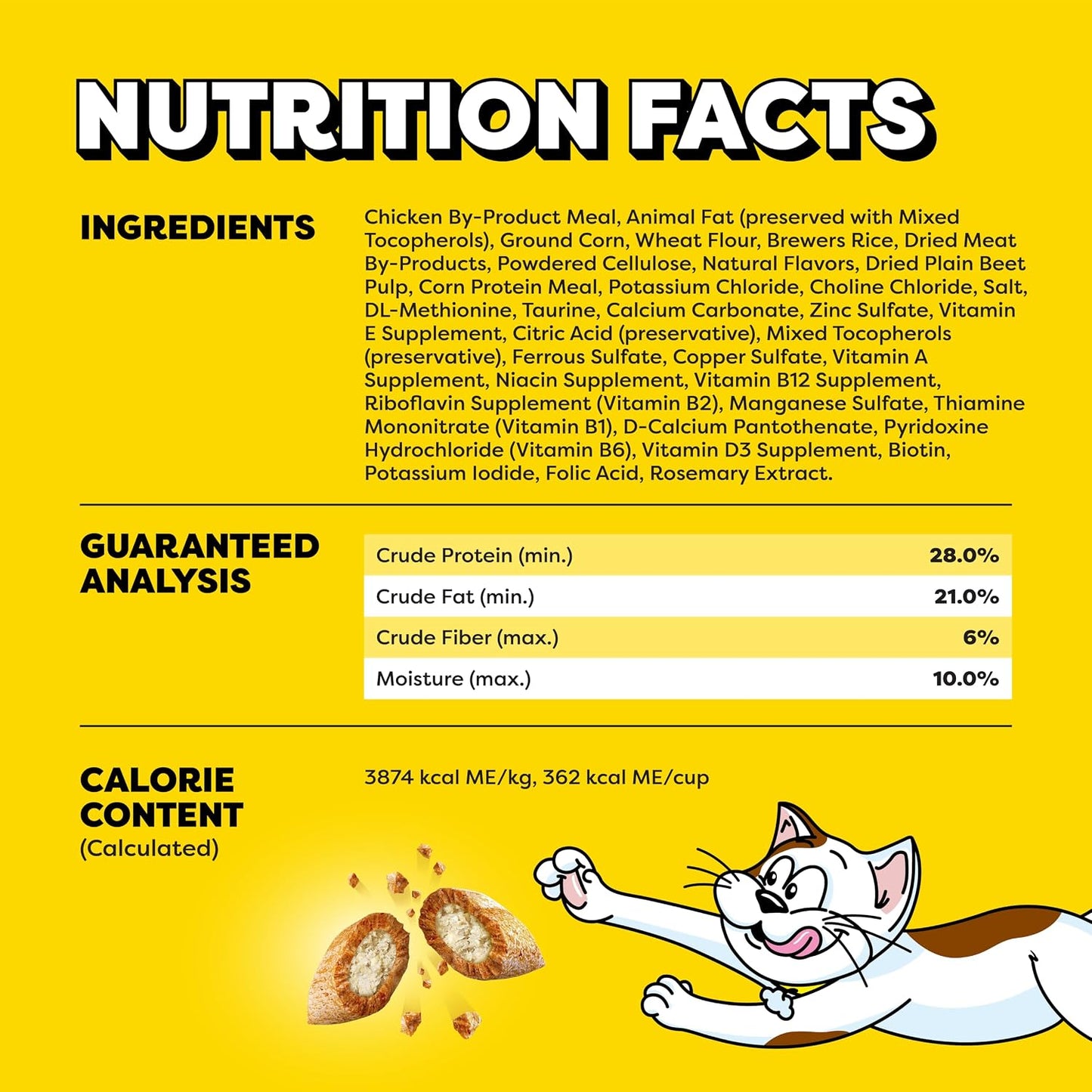 Indoor Care Crunchy & Soft Cat Treats, Chicken, 4.9 Oz, 10 Pack | under 2 Calories per Treat, Crunchy outside & Soft Inside, Resealable Pouch, 100% Complete & Balanced for Adult Cats