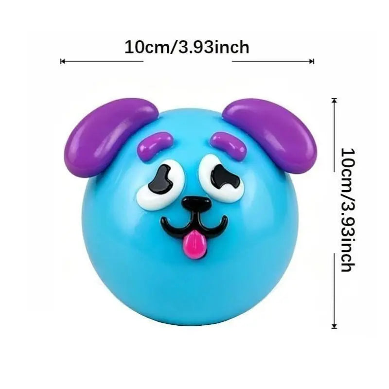 Smushers Squishy Dog Face Swap, Soft Moldable Cute Slow Rise, Relaxing Sensory Fidget Squishies Fidgets, Sensory Fidget Gift, Anxiety Stress Relief, Interchangeable Faces for Tactile Play