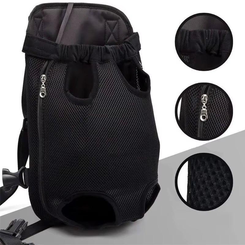 Adjustable Cat Carrier Bag Pet Double Shoulder Backpack Portable Bag Outdoor Travel Camping Hiking Pet Puppies Carrier Backpack