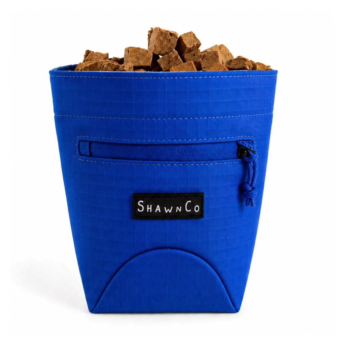 Shawnco Dog Treat Pouch - Essential Magnetic Closure Treat Bag for Hands-Free Training, Hiking & Hikes, Adjustable Waist Belt (Fits up to 52" Waist), Clip-On Option, Front Zippered Pocket (Driftwood)