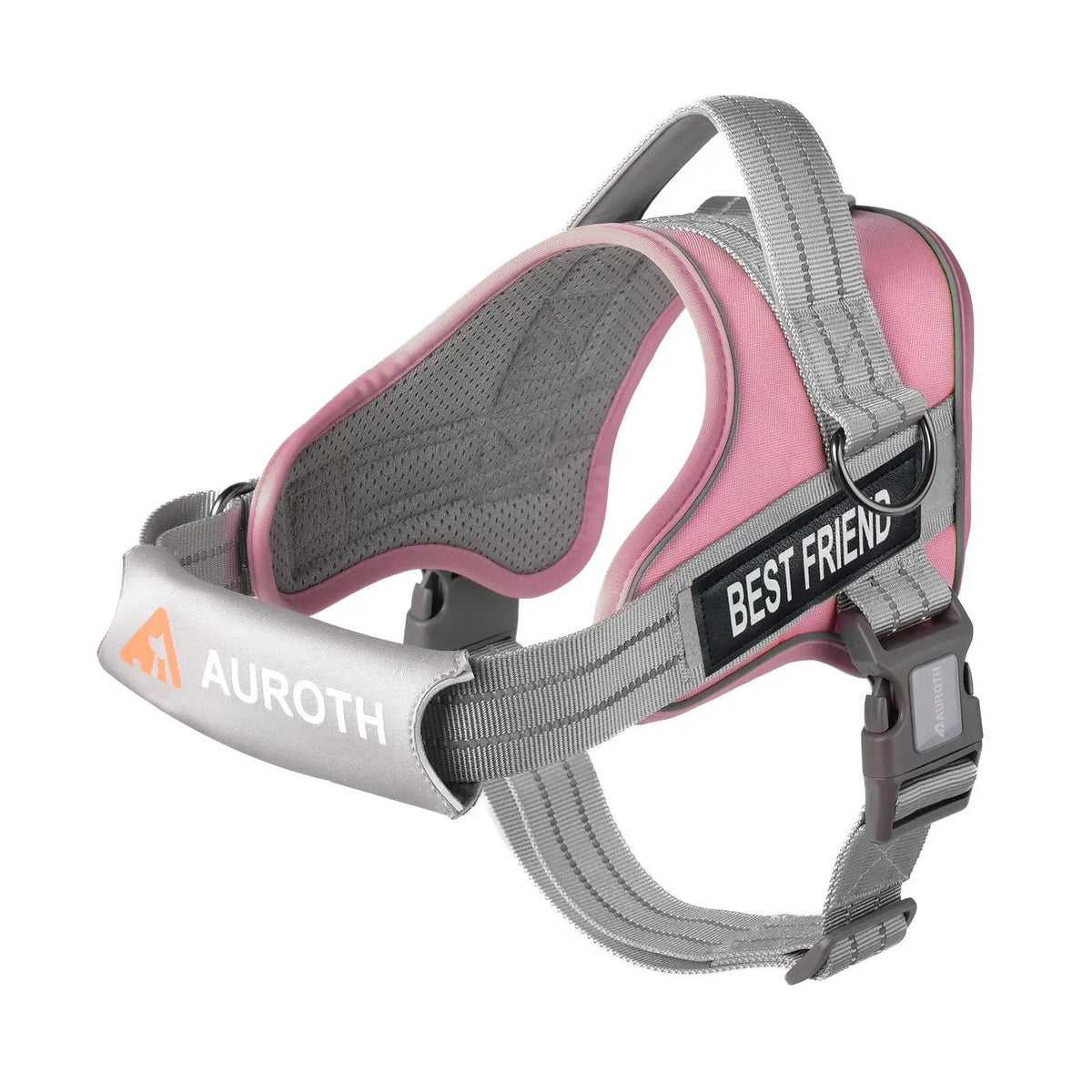 【#Summersale】Auroth No Pull Dog Harness Straps, Safety Harnesses for Dogs – Soft Padded Service Vest, Reflective, Adjustable, Easy on & off – Ideal for Walking & Training, Fits Small, Medium & Large Dogs