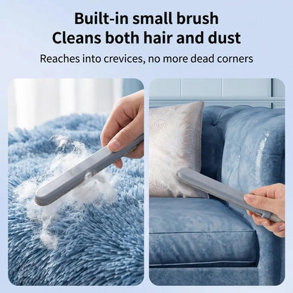 Pet Hair Remover Roller Brush with Long Handle, Effective Dog & Cat Fur Removal Tool for Furniture, Carpets – Convenient, Effortless Cleaning for Quick Cleanup