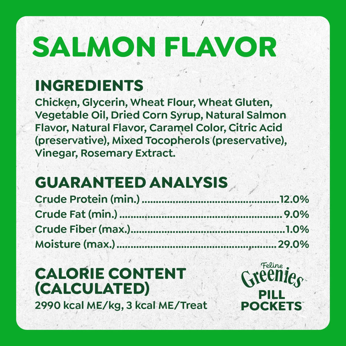 Feline Pill Pockets for Cats, Soft Cat Treats, Salmon Flavor, 3 Oz Pouch