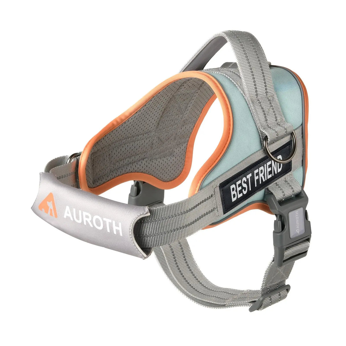 【#Summersale】Auroth No Pull Dog Harness Straps, Safety Harnesses for Dogs – Soft Padded Service Vest, Reflective, Adjustable, Easy on & off – Ideal for Walking & Training, Fits Small, Medium & Large Dogs